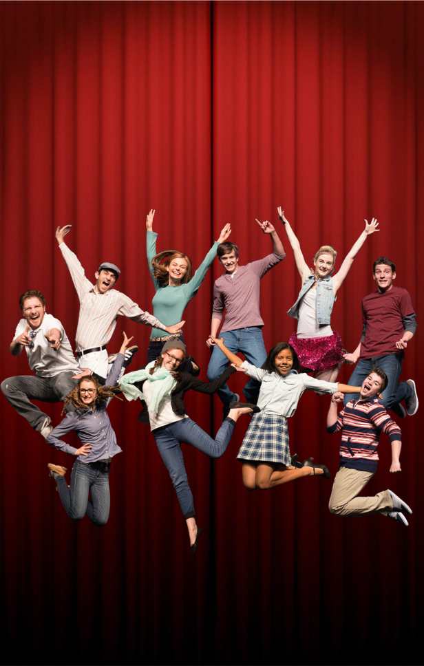 Lampeter-Strasburg's "High School Musical'' cast.